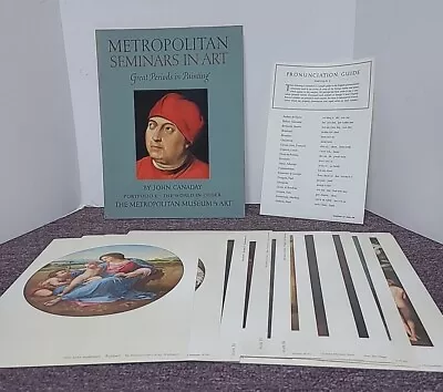 Metropolitan Seminars In Art Portfolio  E  Canaday (1959 HC)  W 12 Color Plates • $18.49