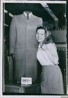 1958 Vicuna Coat $895 Similar To One Given To Sherman Adams Fashion 6X8 Photo • $24.99