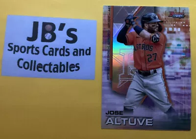 2021 Bowman’s Best Jose Altuve Refractor Parallel Houston Astros #18 • $1.89