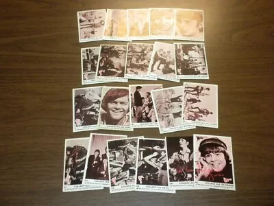 THE MONKEES 21 Different Cards 1966 Sepia - Raybert Vintage/original LOT • $26.78