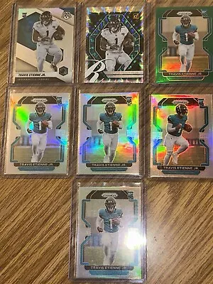 2021 Travis Etienne Silver Prizm Green Mosaic Silver Variants Prizm Lot 7  • $60