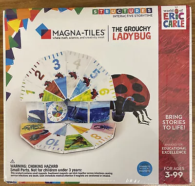 Magna Tiles The Grouchy Lady Bug Eric Carle Story Time Animal Development Puzzle • $29