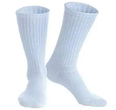 VENOSAN SportsLine Crew Length Socks 15-20mmHg White X-Large • $25