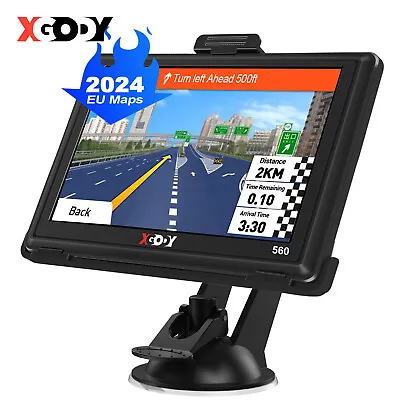 XGODY 5  Touchscreen Sat Nav GPS Navigation For Car Truck Drivers 2024 UK Map FM • £40.99