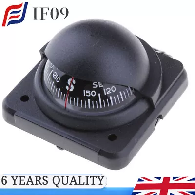 Marine Boat Compass With Mount Kit For Caravan Truck Sailing Navigation Plastic • £9.92