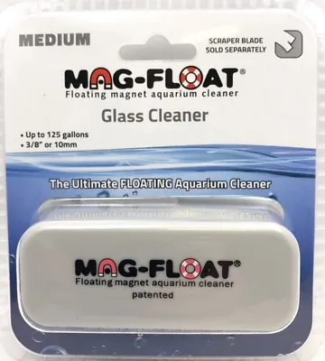 Mag-Float Ultimate Floating Magnet Aquarium Glass Cleaner Med Up To 125 Gallons • $33.89