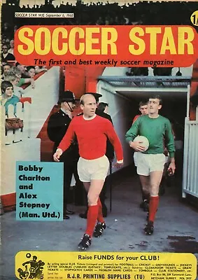 £3.75 • Buy Soccer Star - Sept.6th 1968 Vol.16 No.52 - Bolton, Orient, Clyde