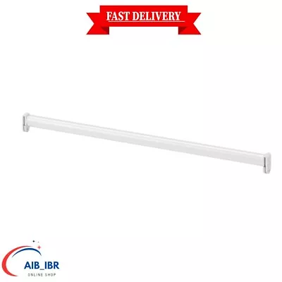 IKEA Clothes Rail Adjustable Hanging Bar For Wardrobe & Closet Organizer 60-100' • £14.60