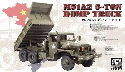 AFV CLUB 1/35 M51A2 5 Ton Dump Truck Engineering Vehicle M54 Series • $61.95