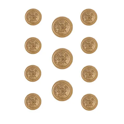 1set Lion Shield Metal Blazer Buttons Set For Suit Jacket Coat Clothing • $7.99