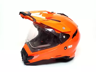 AFX FX-41DS Dual Sport Motocycle Safety Orange Helmet - Men's XL • $139