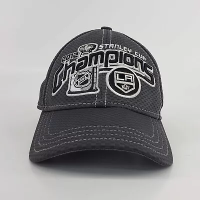 Los Angeles LA Kings 2012 Stanley Cup Champions Cap New Era 39 THIRTY Hat M / L • $19.88