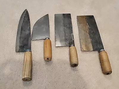 Vintage Lot Of (4) Chef Kitchen Knives Japan • $49.95