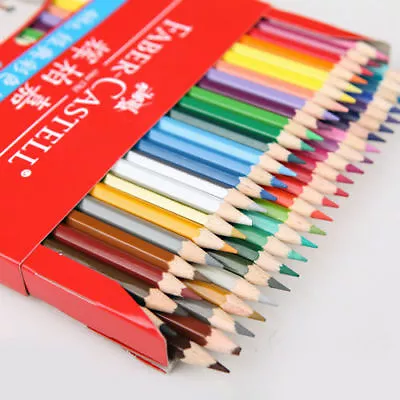 48 Faber-Castell WaterColor Colored Drawing Pencils Set SHARPENER+Brush ORIGINAL • $99.50