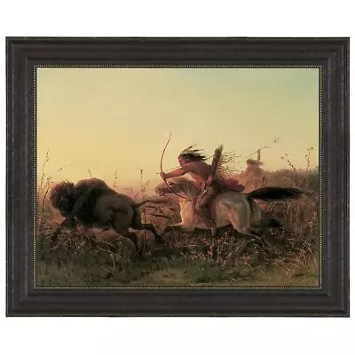 Design Toscano Indian Buffalo Hunt 1856: Canvas Replica Painting: Small • $172.95