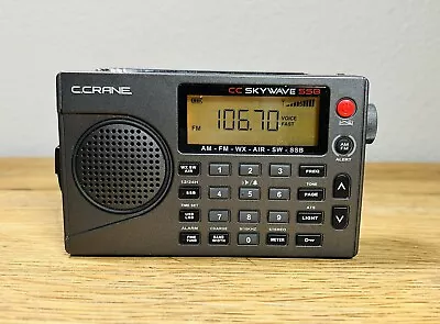 C.Crane CC SKYWAVE SSB AM FM SW Shortwave Weather Air Portable Travel Radio • $89.99