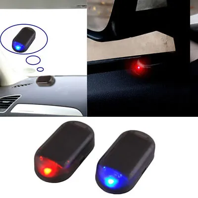 Security System Warning Anti Theft Alarm Solar Flash Led Light Car Accessories • $7.17