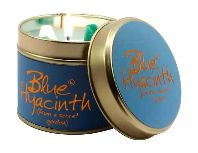 Lily Flame - Scented Candle Tin - Blue Hyacinth - UK MADE • £11.97