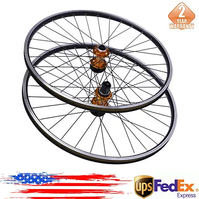 27.5in Mountain Bike Front Rear Wheelset Aluminum Alloy Rim Disc Brake MTB Wheel • $90.25