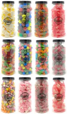 LARGE JAR RETRO SWEETS (20cm) Pick N Mix RETRO Wedding Kids Candy Sweet Shop • £13.55