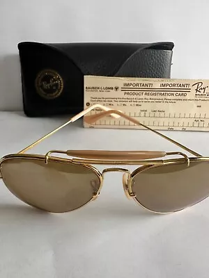 Vintage Ray-Ban The General  Men's Aviator Sunglasses • $850