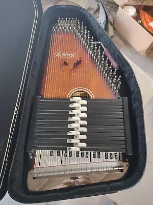 Vintage Oscar Schmidt 36 String Auto Harp OS-15B W/ Case-OS-15B-GOOD CONDITION  • $219.99