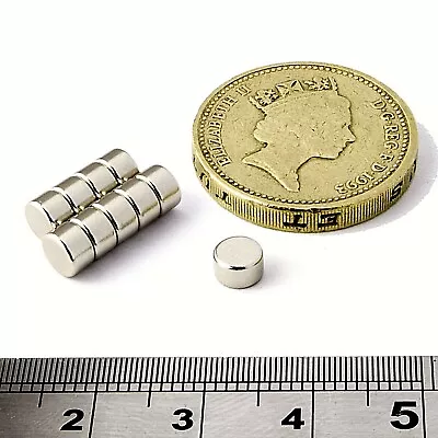 Strong Disc Magnets 5mm X 3mm Powerful * 0.6Kg PULL * Round Small Magnet • £5.99