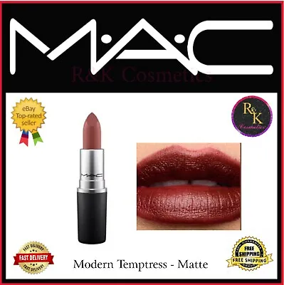 MAC Cosmetics Lipstick 3g - Matte Modern Temptress  NEW GENUINE BOXED • £9.99