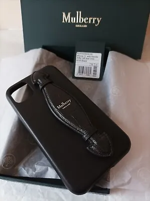 Mulberry IPhone 11 Phone Cover Case Black Leather With Handle Gift Box BNIB NEW • £75