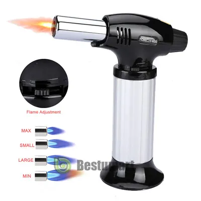 Refillable Gas Micro Mini Cigar Adjustable Torch Lighter Soldering Welding A++ • $16.25