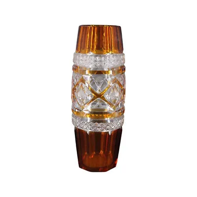 £46.50 • Buy Bohemian Amber Color Vase