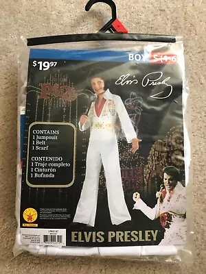 Wm20 - Elvis Presley- Halloween Costume -Rubie's 702281 - Boy's S (4-6) -New! • $29.99