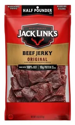 Jack Link's 10000008206 Beef Jerky Original Flavor 8 Oz • $130.42