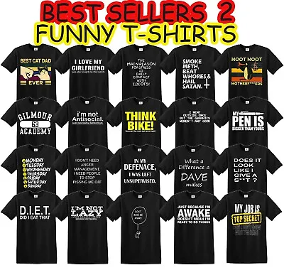 Funny Mens T-Shirts Novelty T Shirts Joke T-shirt Christmas Birthday Gift Party • £8.99