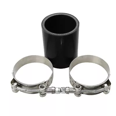 4  102mm Turbo/intake/intercooler Piping Silicone Coupler Hose+t-clamp Black • $13.13