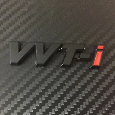 Car Badge VVT-I VVTI Metal Black For Auris Prius Axio 86 CHR Side Emblem Sticker • $6.98