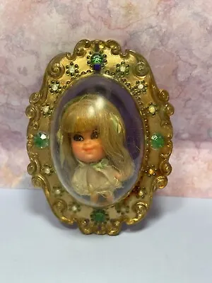 Vintage Liddle Kiddles Lou Lucky Locket  1966 Mattel Locket & Doll • $24.99