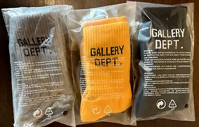 GALLERY DEPARTMENT DEPT CLEAN CREW SOCKS  ONE SIZE Unisex 3 Colors • $16.99