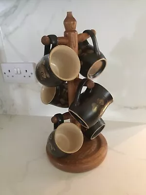 £14.99 • Buy Wooden Mug Tree Handcrafted