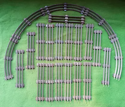 Vintage Lionel 3-Rail Train Track Lot Of 22 (17 Straight 5 Curved) • $19.99