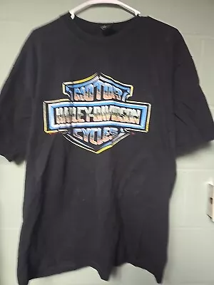 Vintage Harley Davidson Shirt Sz XL Big Shield 1997 CA • $19.99