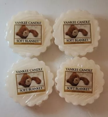 Yankee Candle Soft Blanket Tart / Wax Melts - Lot Of 4 • £17.35