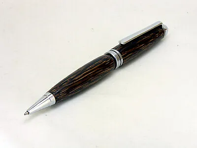 £11.99 • Buy Hand Crafted Black Palmira Wood Ballpoint Twist Pen Black Ink - Handmade Wooden