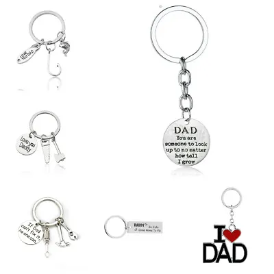 £3.29 • Buy Christmas Gift Stocking I Love Daddy Dad Fix Tool Set Key Chain For Dad For Him