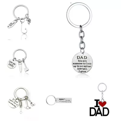 £3.29 • Buy Christmas Gift Stocking I Love Daddy Dad Fix Tool Set Key Chain For Dad For Him