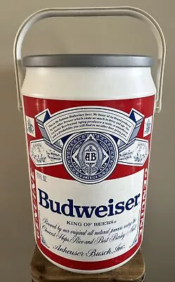 Budweiser Beer Can Cooler 1990’s Retro Kooler Kraft Vintage 21” H X 13” W Clean • $127.95