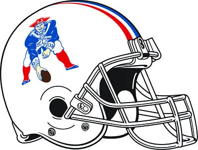 New England Patriots Throwback Helmet - Die Cut Laminated Vinyl Sticker/Decal • $5.25