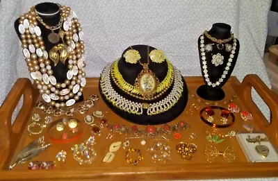 Vintage Antique Art Deco Victorian Jewelry Lot - W. Germany - Sandor - Florenza. • $99.99