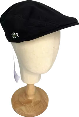 Lacoste Black Flat Cap One Size • £51.75