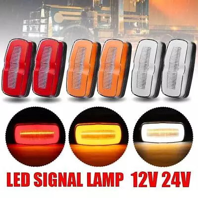 6x 4  LED Tail Lights Indicators Amber Flowing Turn Signal Reverse Truck Trailer • $34.15